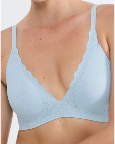 Wireless push-up bra Sloggi Zero Feel Bliss (Light Blue)