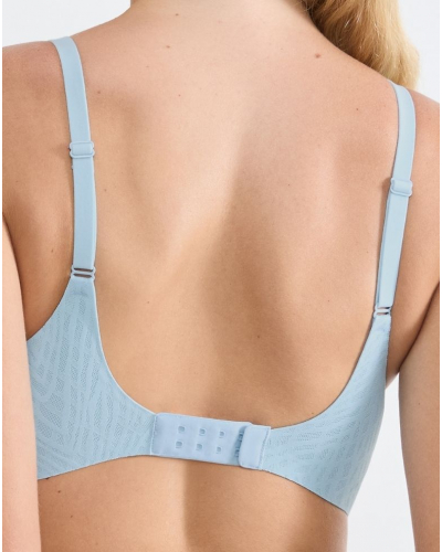 Sujetador sin aros push-up Sloggi Zero Feel Bliss (Light Blue)