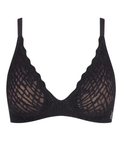 Soutien-gorge push-up sans armature Sloggi Zero Feel Bliss (Noir)