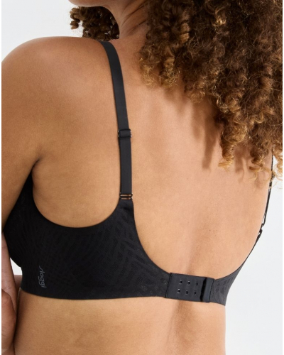 Wireless push-up bra Sloggi Zero Feel Bliss (Black)