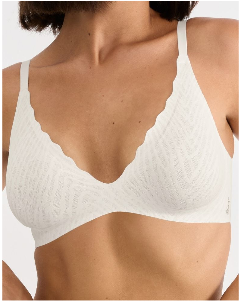 Soutien-gorge push-up sans armature Sloggi Zero Feel Bliss (Silk White)