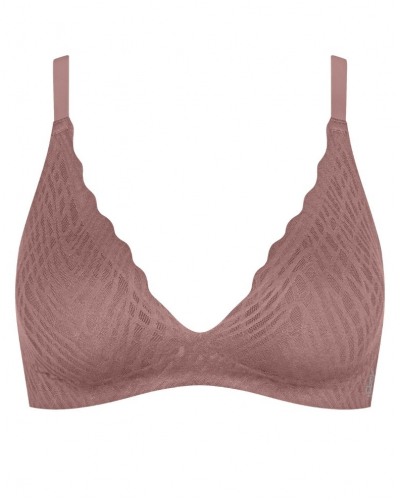 Sujetador sin aros push-up Sloggi Zero Feel Bliss (Cacao)