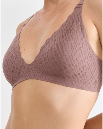 Soutien-gorge push-up sans armature Sloggi Zero Feel Bliss (Cacao)