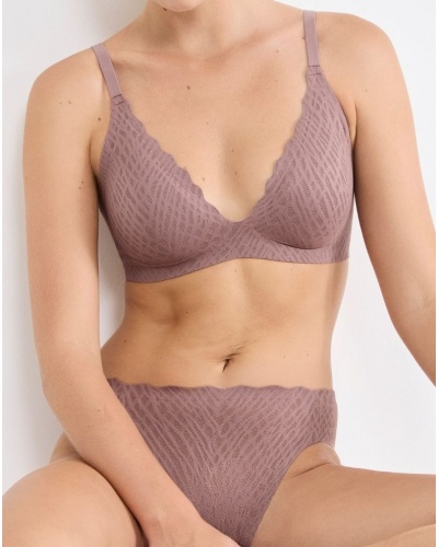 Soutien-gorge push-up sans armature Sloggi Zero Feel Bliss (Cacao)