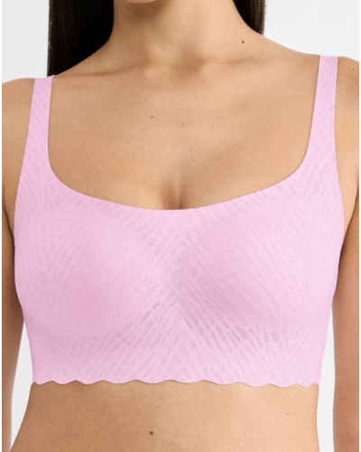 Bralette top Sloggi Zero Feel Bliss (Floral Pink)