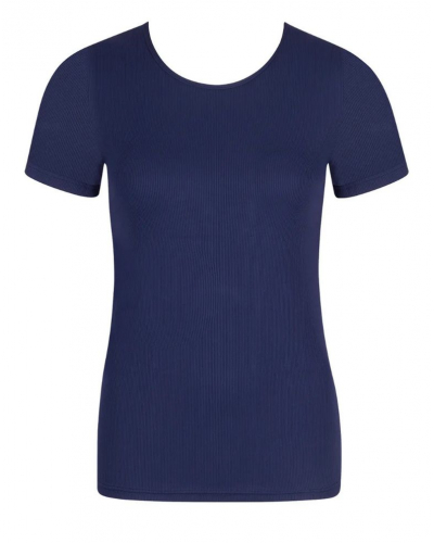 Tee-shirt manches courtes Antigel En Mode Yoga (Bleu Yoga)