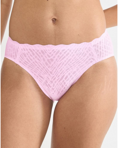 Slip échancré Sloggi Zero Feel Bliss (Floral Pink)