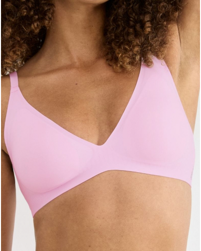 Sujetador sin aros push-up Sloggi Zero Feel (Floral Pink)