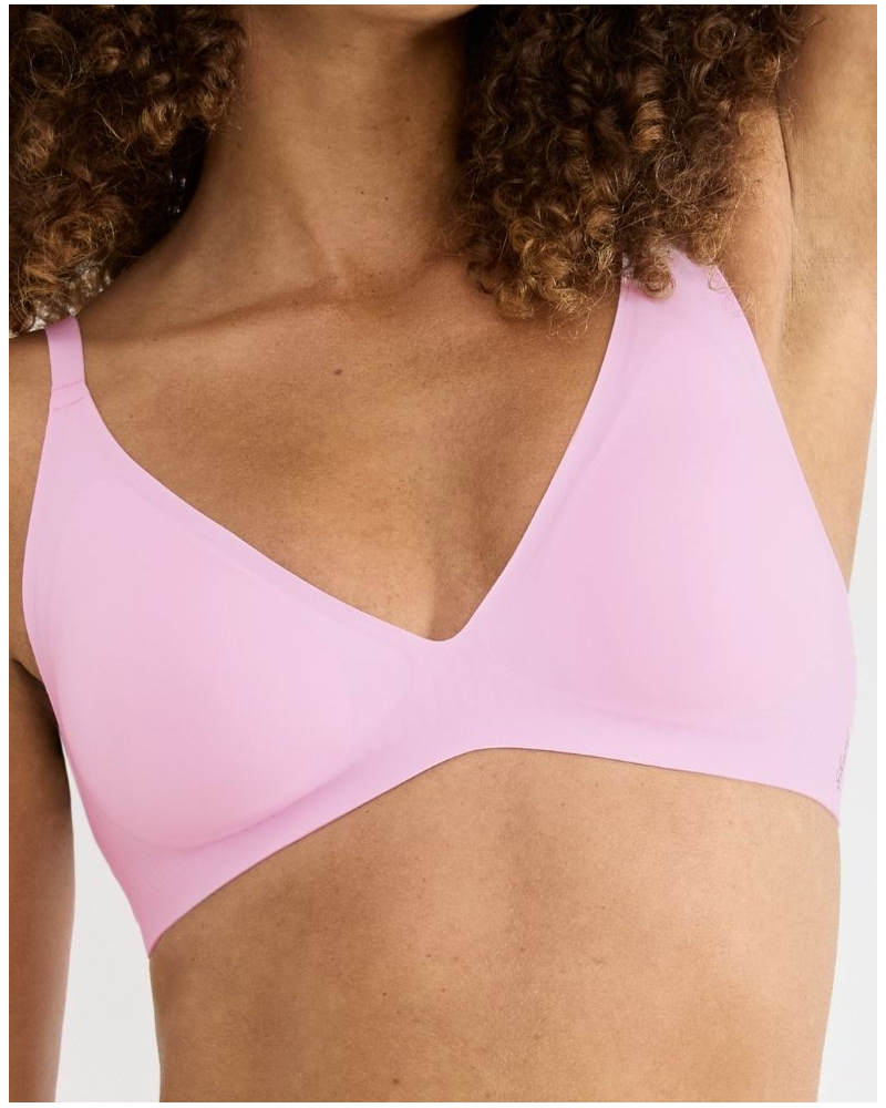 Sujetador sin aros push-up Sloggi Zero Feel (Floral Pink)