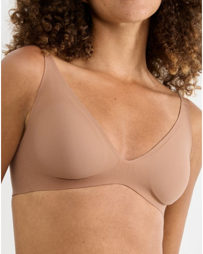 Sujetador sin aros push-up Sloggi Zero Feel (Nostalgic Brown)