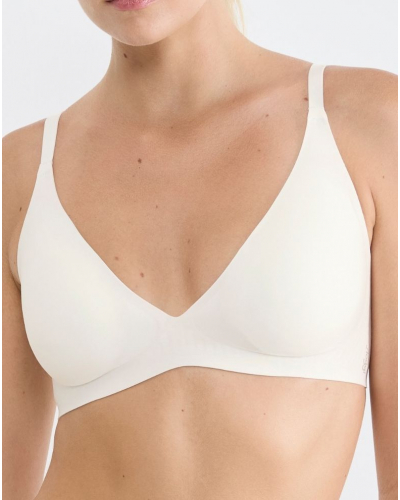 Wireless push-up bra Sloggi Zero Feel (Silk White)