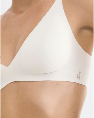 Wireless push-up bra Sloggi Zero Feel (Silk White)