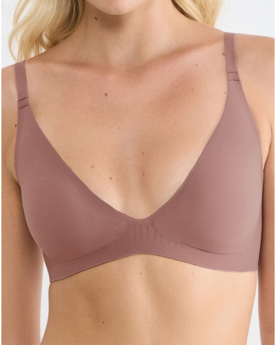 Wireless push-up bra Sloggi Zero Feel (Cacao)