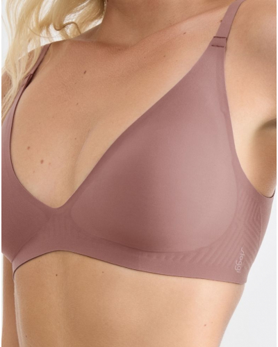 Soutien-gorge push-up sans armature Sloggi Zero Feel (Cacao)