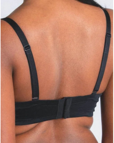 Sujetador bandeau Maison Lejaby Nufit (Negro)
