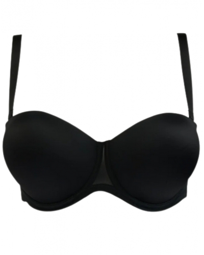 Sujetador bandeau Maison Lejaby Nufit (Negro)