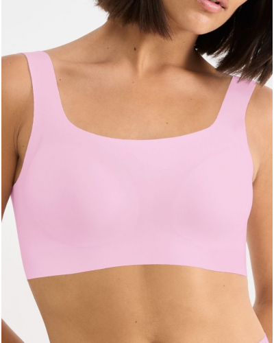 Bralette top Sloggi ZERO Feel (Floral Pink)