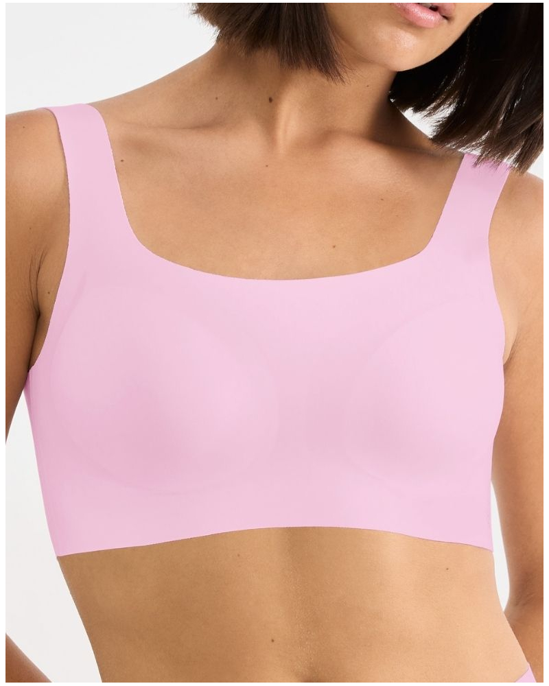 Bralette top Sloggi ZERO Feel (Floral Pink)