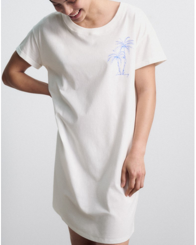 Camisón Triumph 100 % algodón (Silk White)