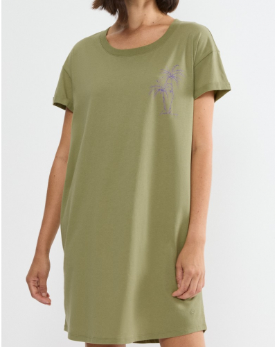 Chemise de nuit 100% coton Triumph (Olive Gold)