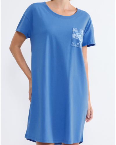 Camisón Triumph 100 % algodón (Ciel)