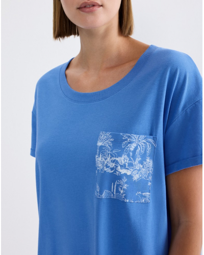 Chemise de nuit 100% coton Triumph (Ciel)