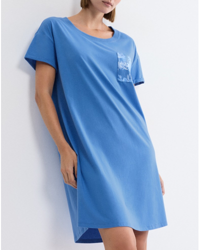 Chemise de nuit 100% coton Triumph (Ciel)