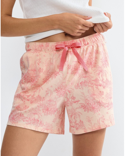 Short de nuit 100% coton Triumph (Pink-Light Comb)