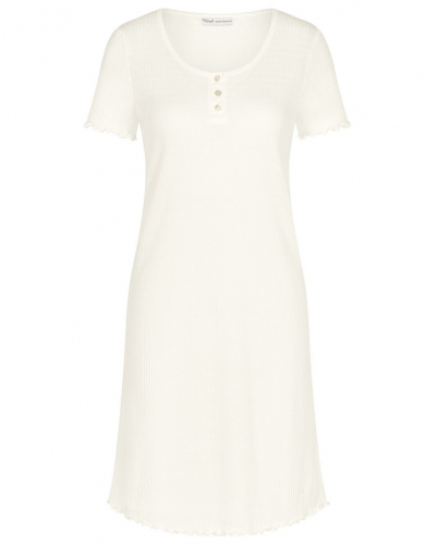Triumph cotton pointelle nightdress  (Silk White)
