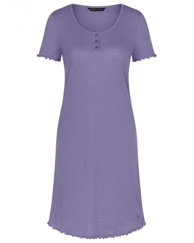 Triumph cotton pointelle nightdress (Lilac)