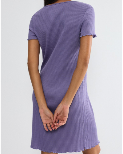 Chemise de nuit en coton Triumph pointelle (Lilac)
