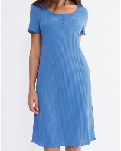 Triumph cotton pointelle nightdress (Ciel)