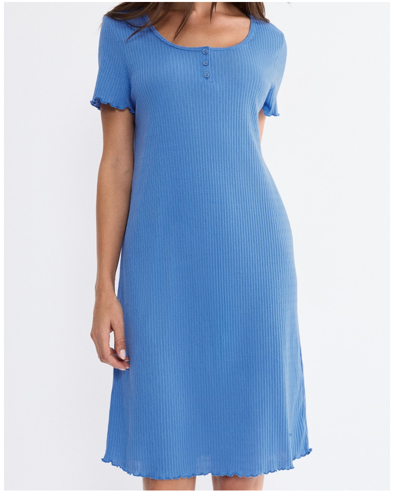 Triumph cotton pointelle nightdress (Ciel)