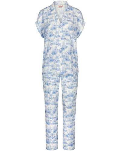 Pyjamas à manche courte Triumph (Blue-Light Comb)