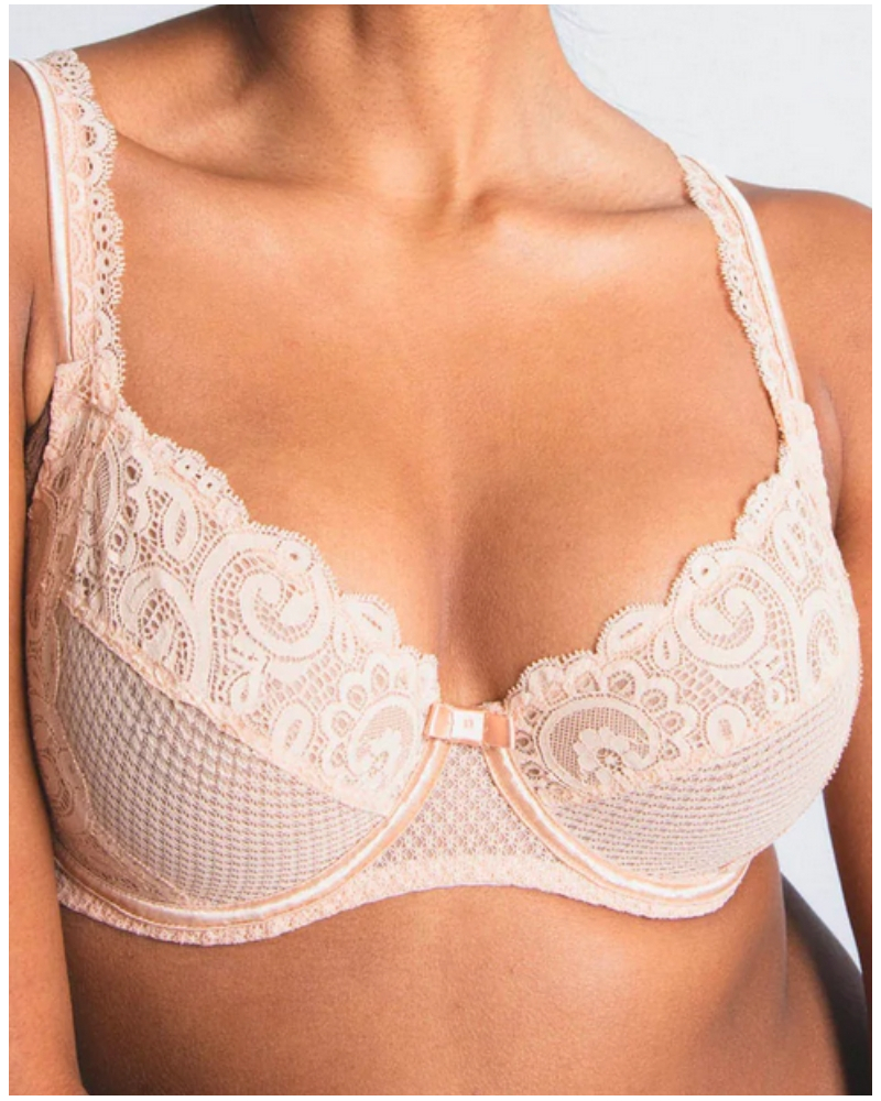 Sujetador con aros de bienestar Maison Lejaby Gaby (Rose Fumé)