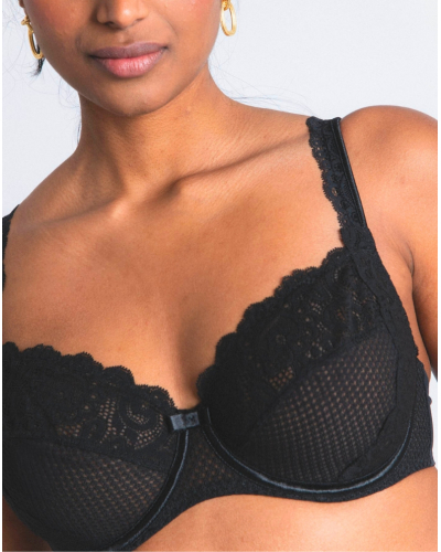 Well-being underwire bra Maison Lejaby Maison Lejaby Gaby (Black)