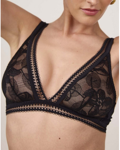 Soutien-gorge triangle sans armature Maison Lejaby Songe (Noir)