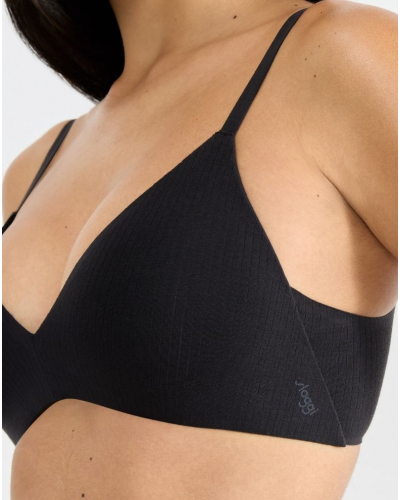 Sujetador sin aros push-up Zero Feel Pure (Negro)