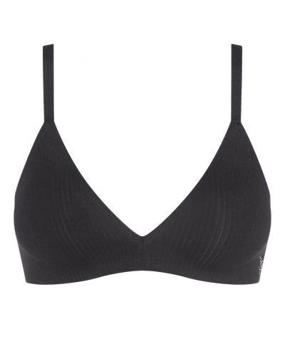 Soutien-gorge push-up sans armature Sloggi Zero Feel Pure (Noir)