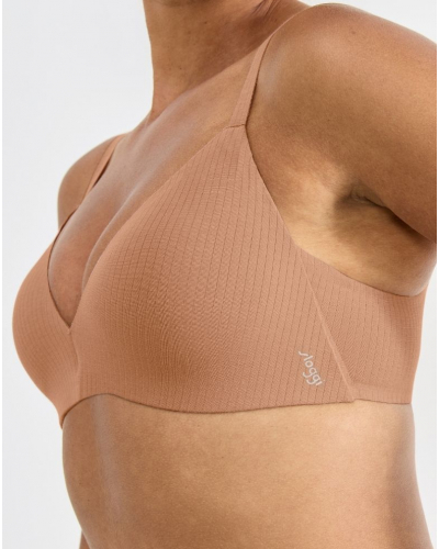 Wireless push-up bra Sloggi Zero Feel Pure (Nostalgic Brown)