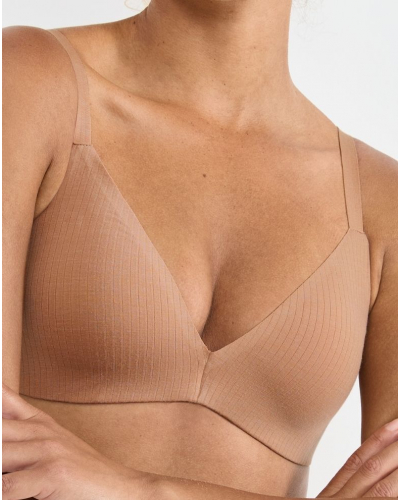 Sujetador sin aros push-up Zero Feel Pure (Nostalgic Brown)