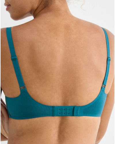 Sujetador sin aros push-up Zero Feel Pure (Blue Coral)