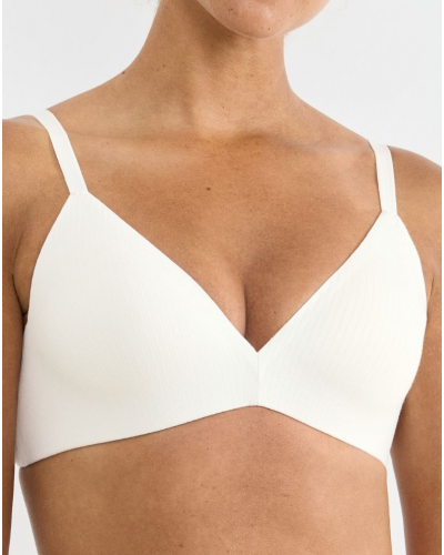 Soutien-gorge push-up sans armature Sloggi Zero Feel Pure (Silk White)