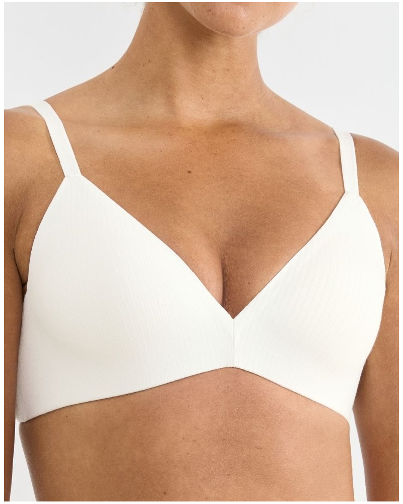 Soutien-gorge push-up sans armature Sloggi Zero Feel Pure (Silk White)