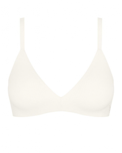 Wireless push-up bra Sloggi Zero Feel Pure (Silk White)