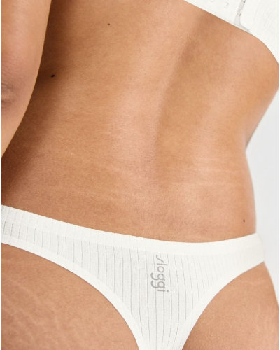 String Sloggi Zero Feel Pure (Silk White)