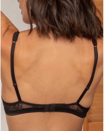 Sujetador triangular sin aros Maison Lejaby Miss Lejaby (Negro)