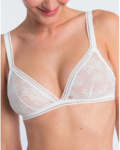 Wireless triangle bra Maison Lejaby Miss Lejaby (Lys)