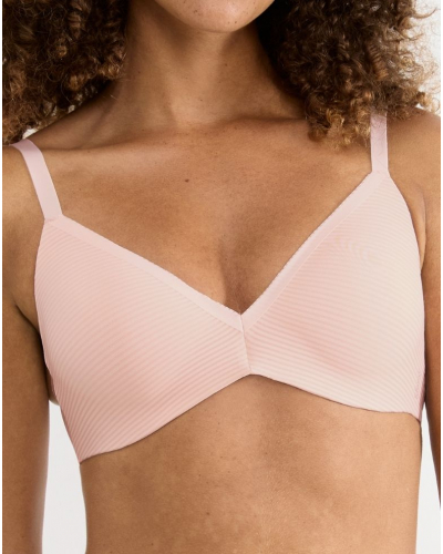 Wireless push-up bra Sloggi Zero Feel Air (Cherry Pink)