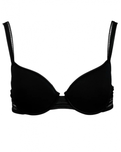 Spacer padded balconette bra Maison Lejaby Miss Lejaby (Black)
